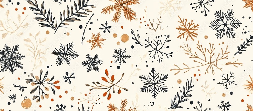 Wintry Mountain Landscape